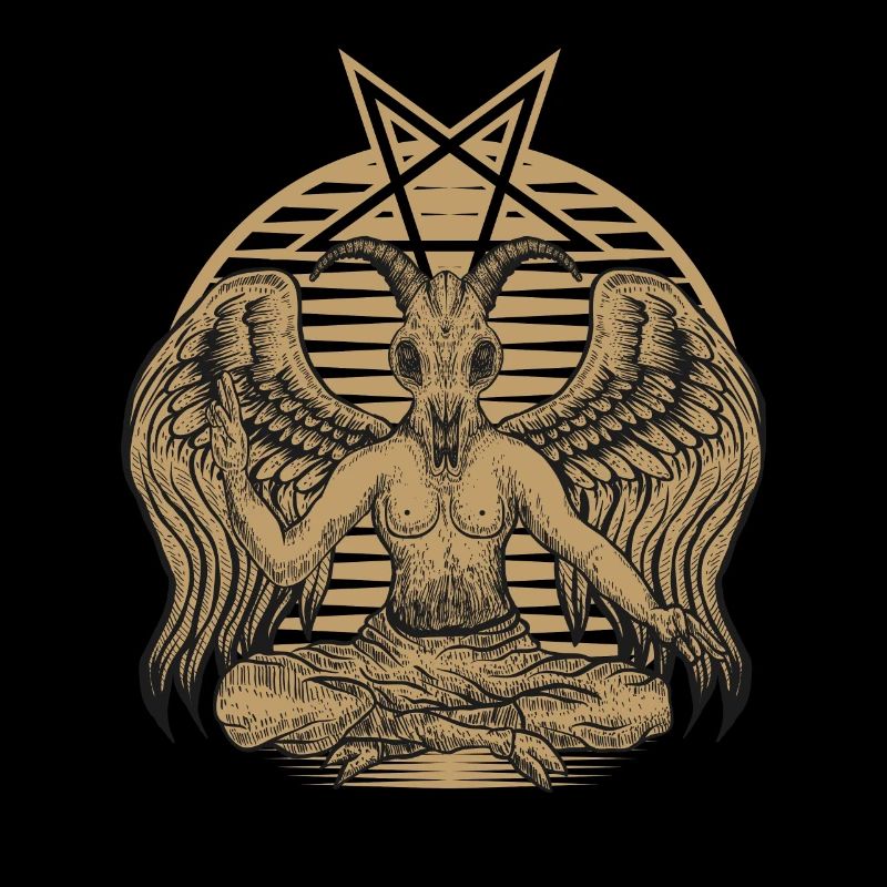 Baphomet Satan Devil Lucifer Demon 666 Gift
