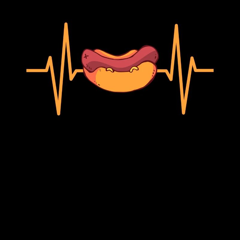 Cadeau de restauration rapide moutarde saucisses saucisses Hotdog