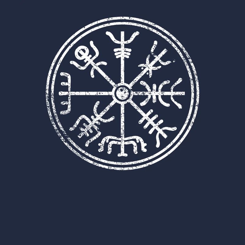 Wikinger Kompass Symbole Zeichen