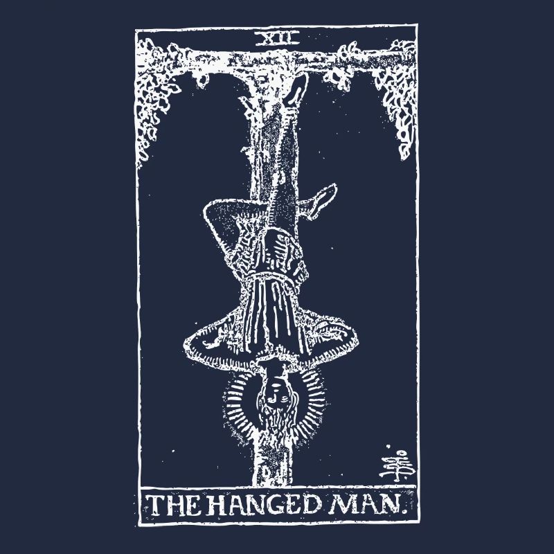 Tarot Karte The Hanged Man - Der Gehängte Geschenk