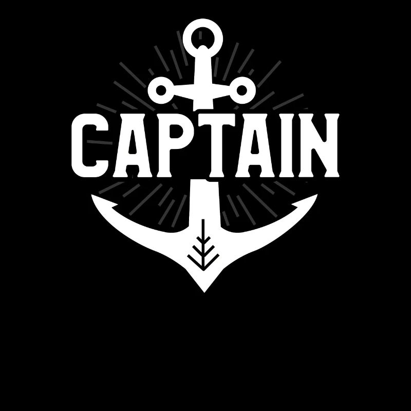 Capitaine mignon Ancre Je suis le capitaine de ce bateau
