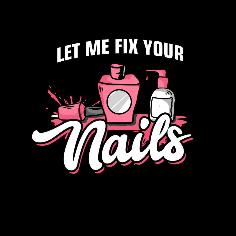 Nail designer manicure beautician fingernails