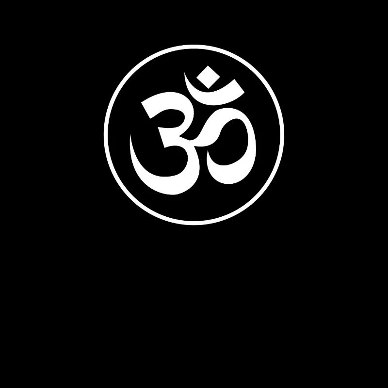 Aum God Vibration Om Meditationsdesign Kunst
