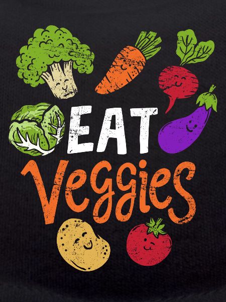 Vegetables eat vegetables vegetables