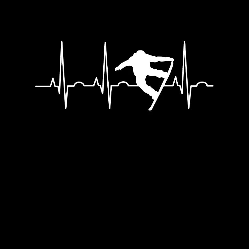 Battement de coeur de snowboard