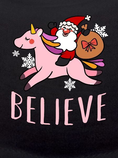 Einhorn Weihnachtsmann Einhörner