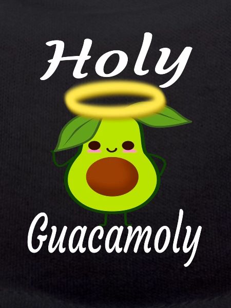 Funny avocado