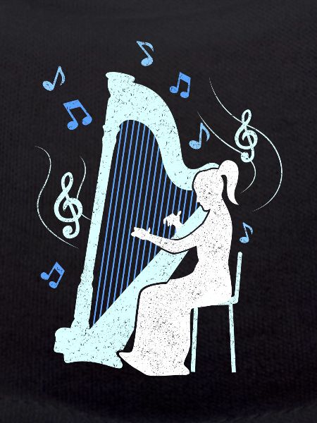 Harp player