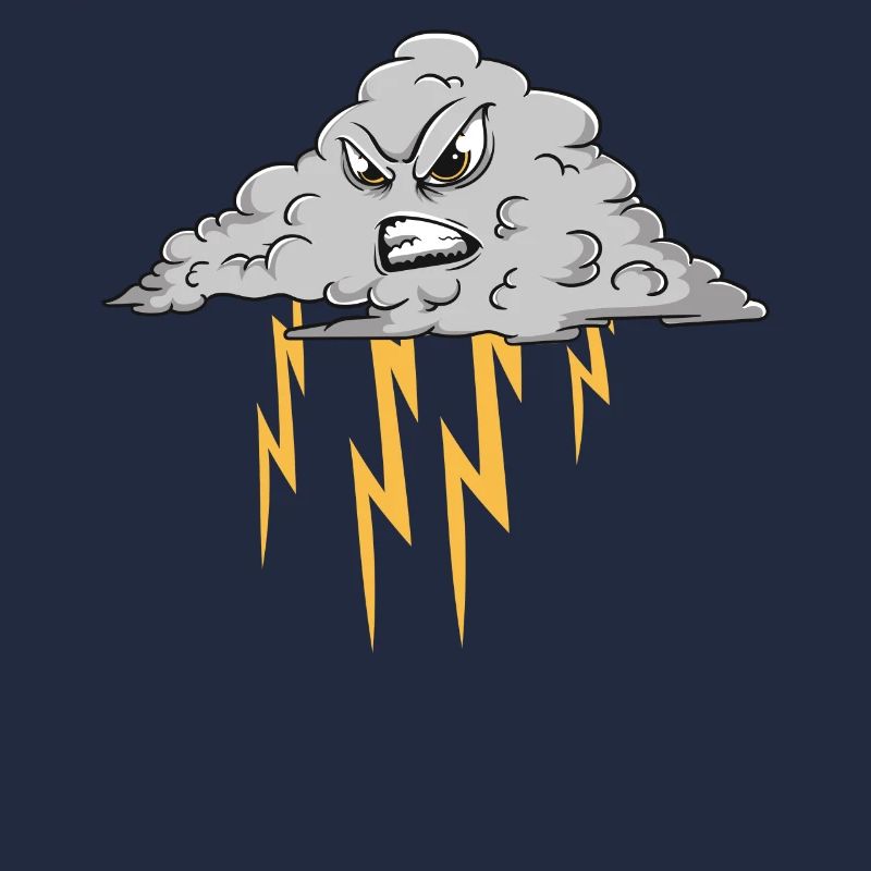 Angry Cloud Causing Lightning Thunderstorm Weather