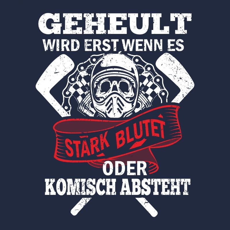 Geheult wird erst wenn es stark blutet oder