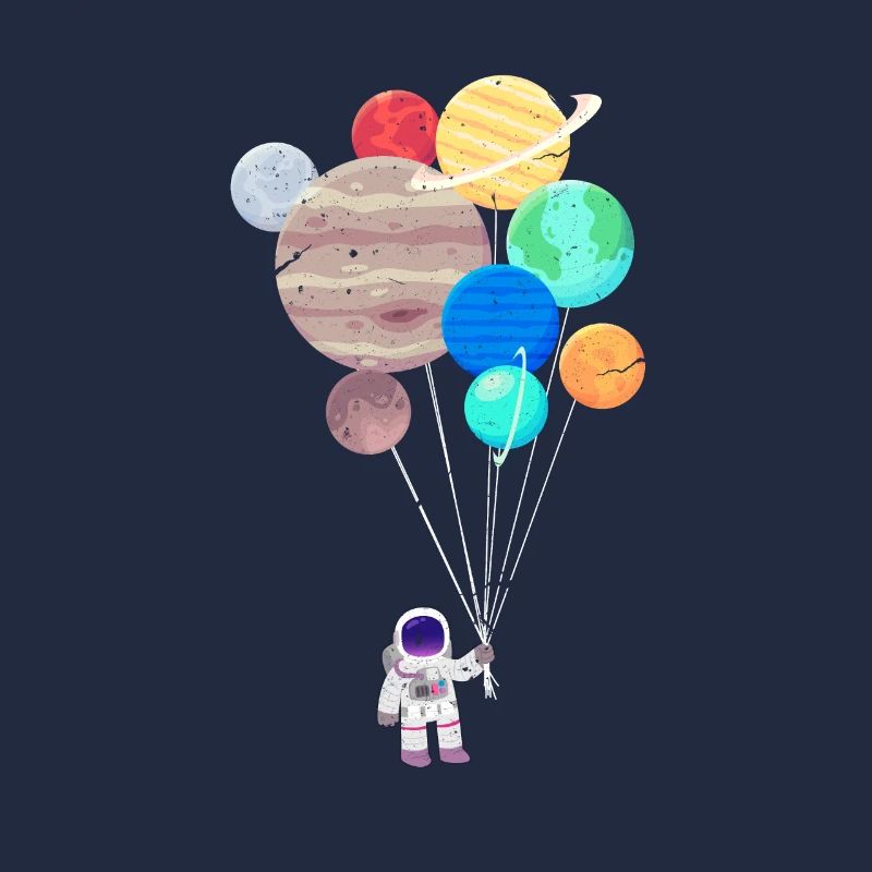 Astronaute planète univers galaxie de l'espace