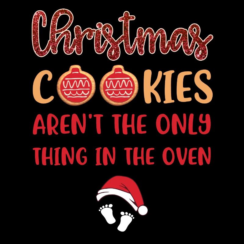 Cookie bébé annonce de grossesse de Noël