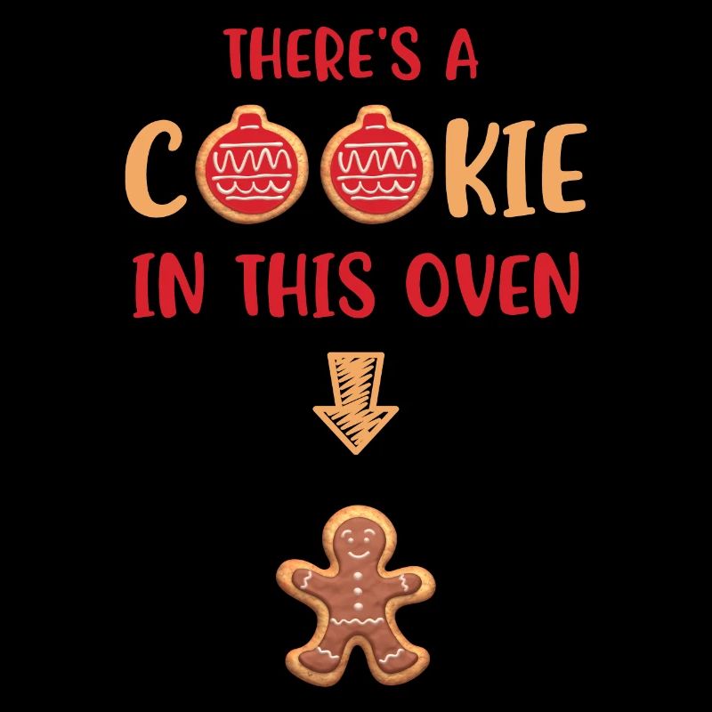 Cookie bébé annonce de grossesse de Noël