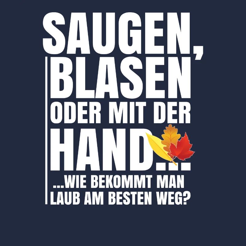 Saugen, Blasen oder mit der Hand
