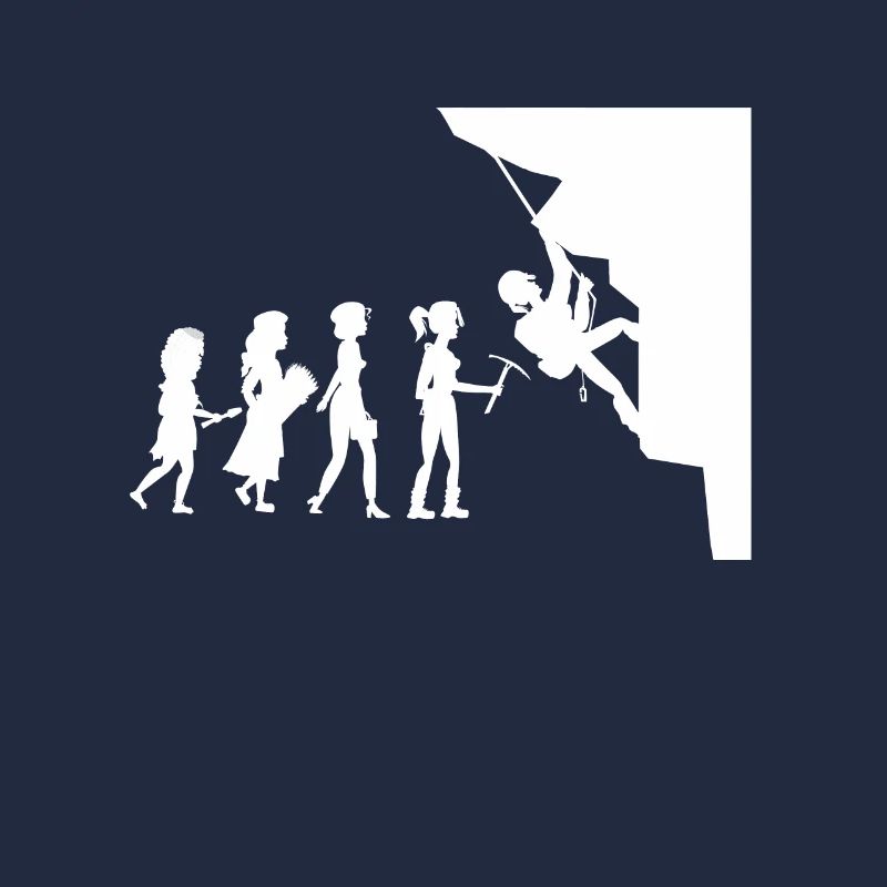 Grimpeur évolution mur d'escalade