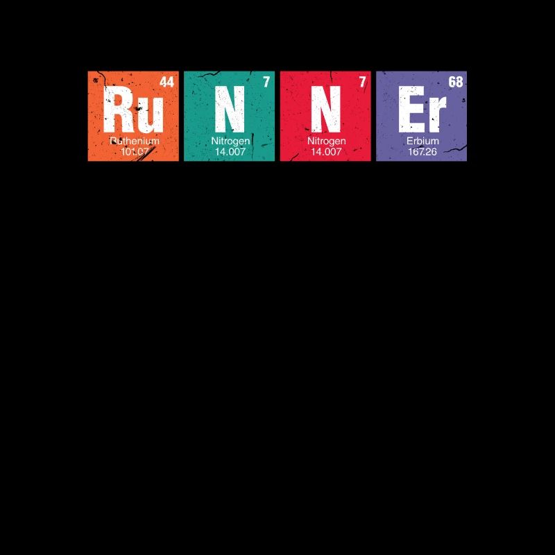 Chimie runner science cadeau en cours d'exécution