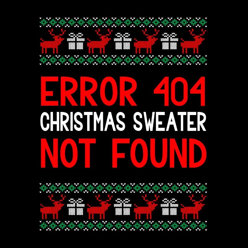 Erreur 404 Pull de Noël introuvable