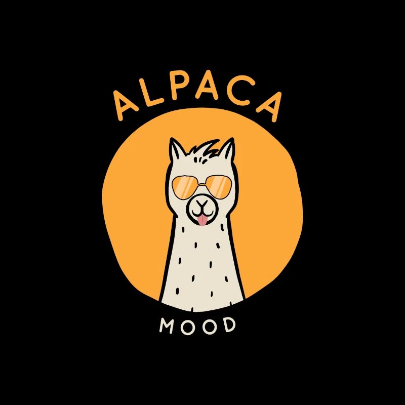 Alpaka Lama Stimmung