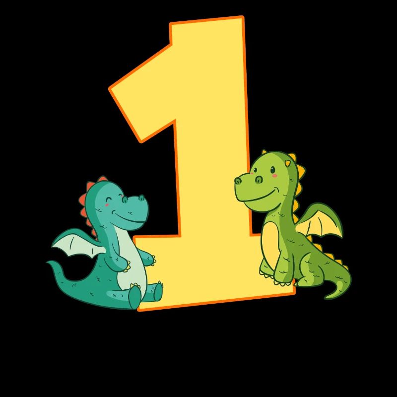 1. Geburtstag Drachen 1 Jahr Alt Kinder Geschenk