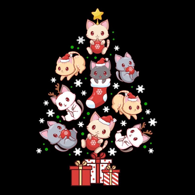 chats de Noël