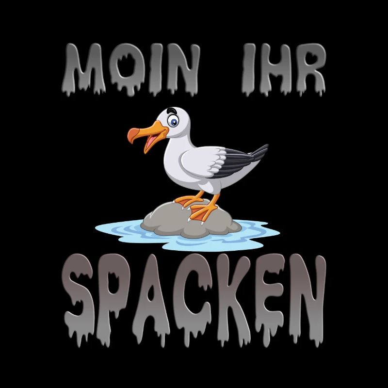 Moin Ihr Spacken - Möwe Geschenk