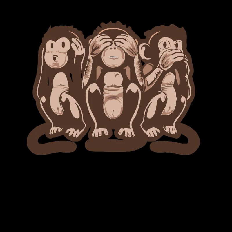Three wise monkeys speak Hear & See