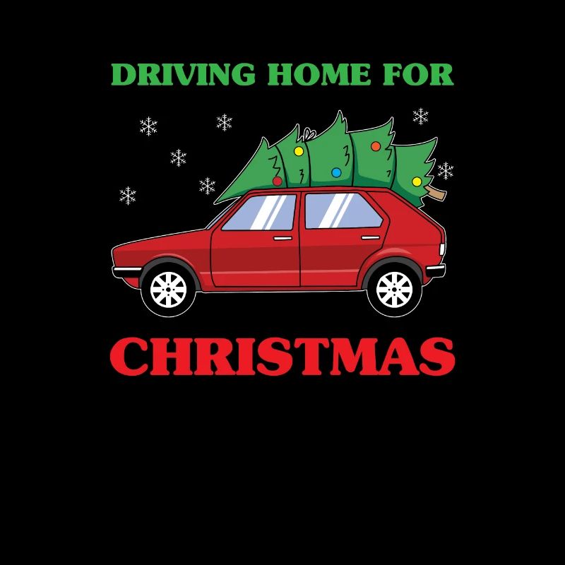 Noël Auto Driving Home