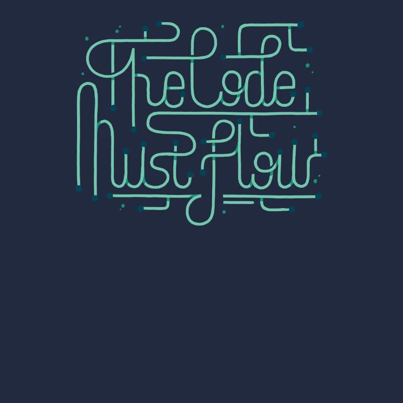 Programmiercodierer Entwicklercode muss fließen