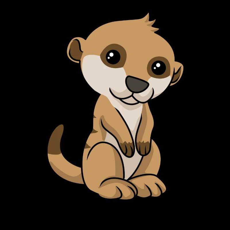 Comic Erdmännchen Meerkat