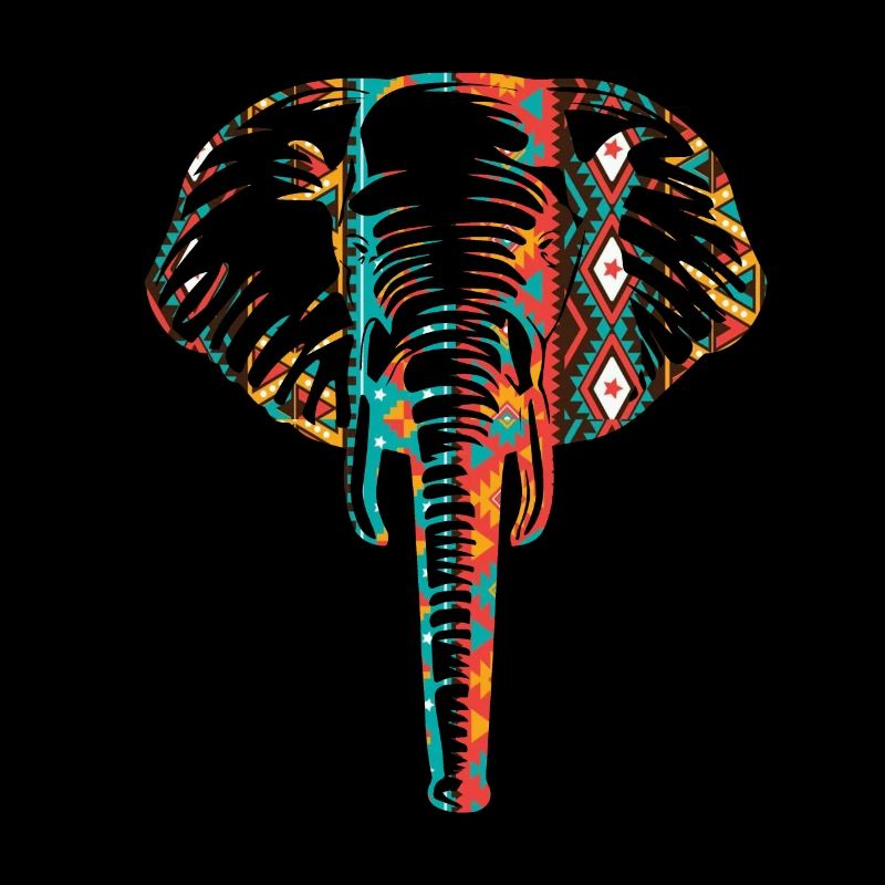 Africa Elephant Head front