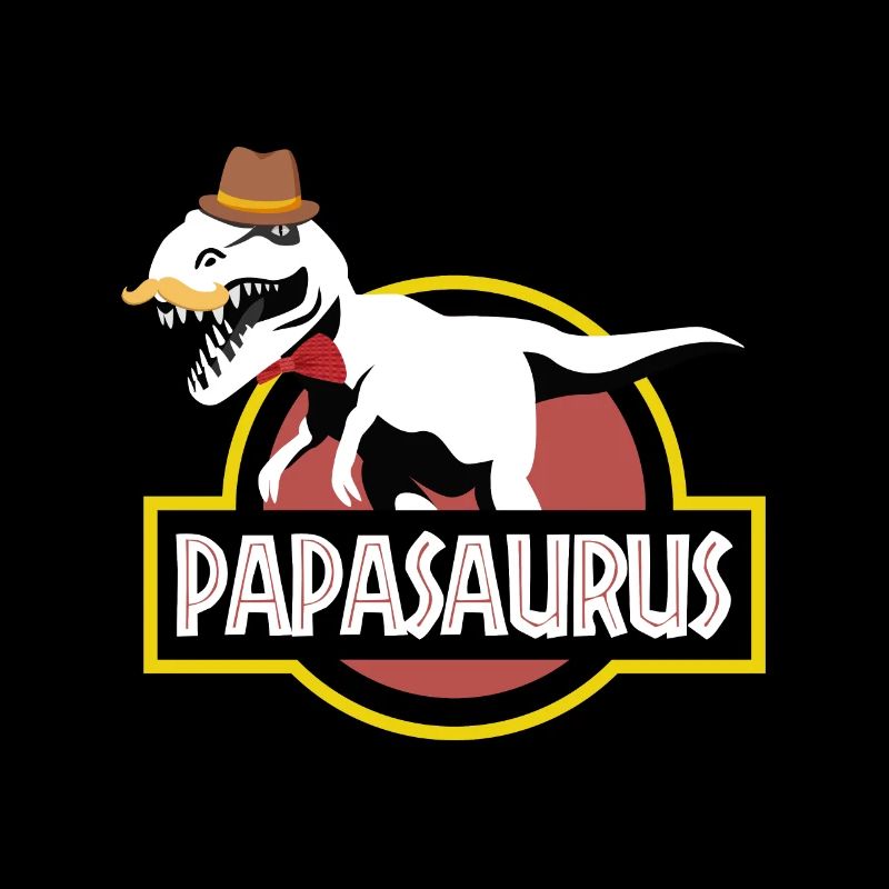 Papasaurus Papa Dinosaurier