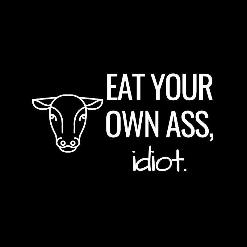 Vegan Tierfreund Spruch Shirt Geschenkidee