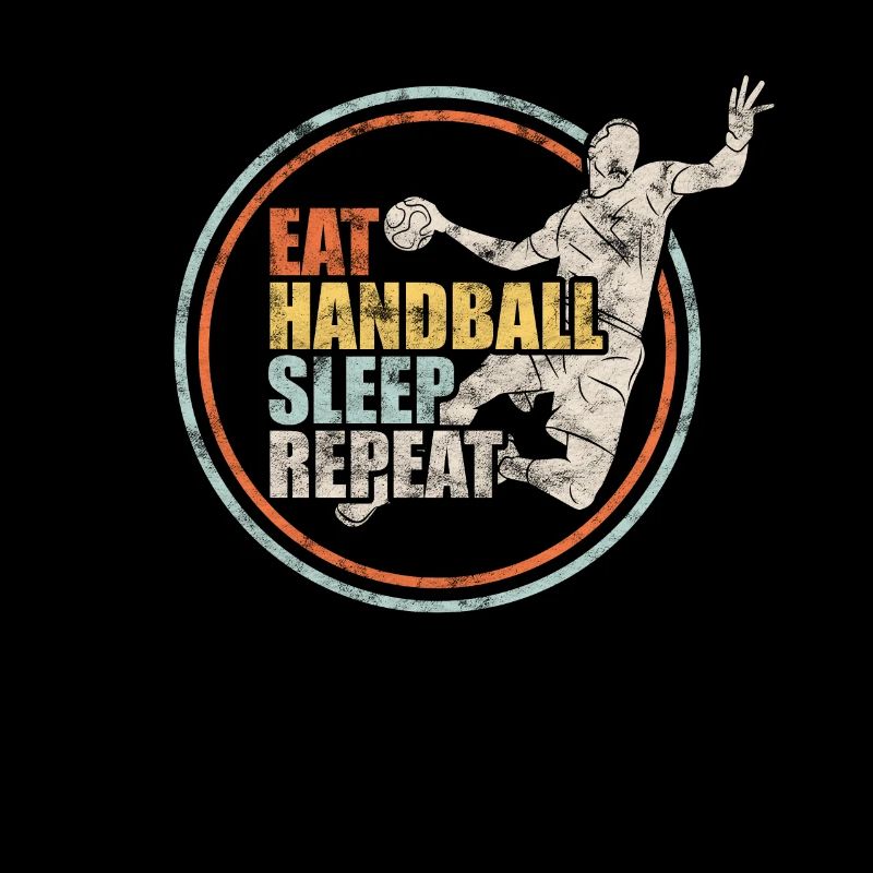 Handball Handballer Retro Geschenk