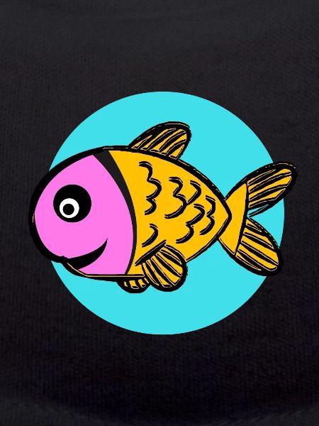 Bunter Comic Fisch
