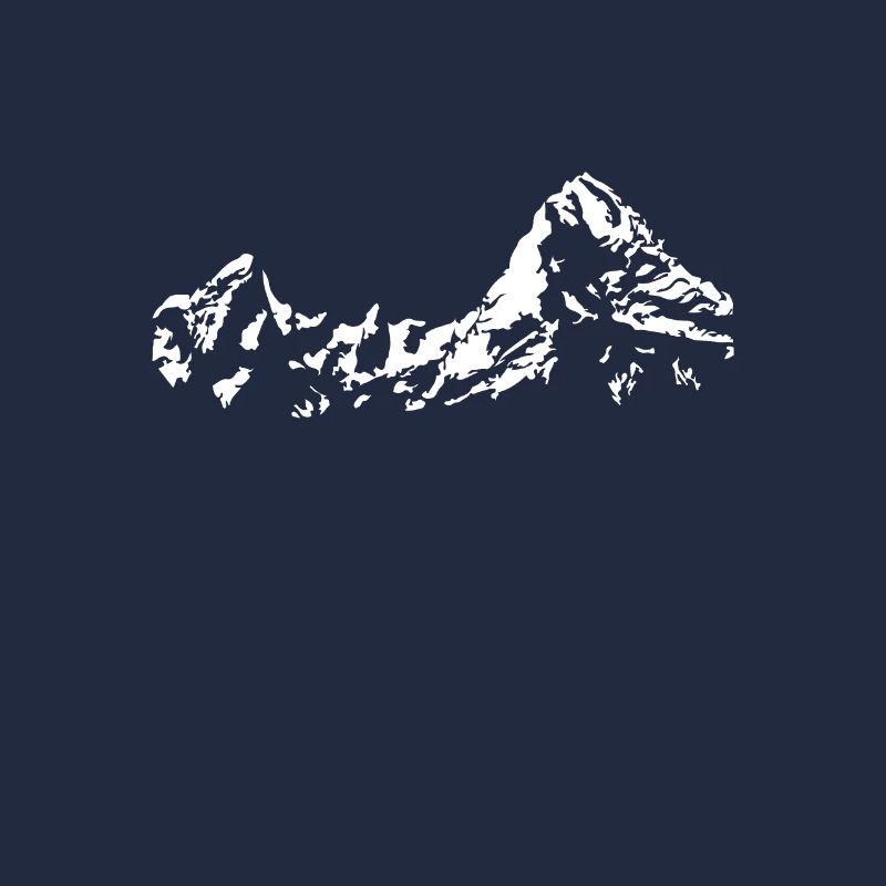 Watzman Berg massif graphic white