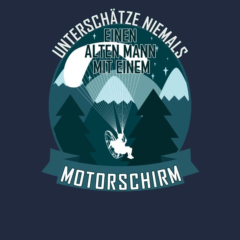 Never underestimate an old man paramotor