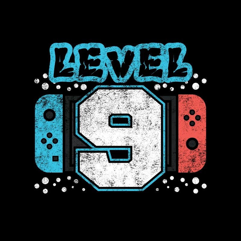 Level 9 - 9th Birthday Gift Design