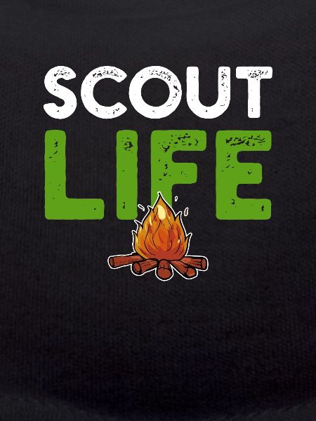 Scout camp fire