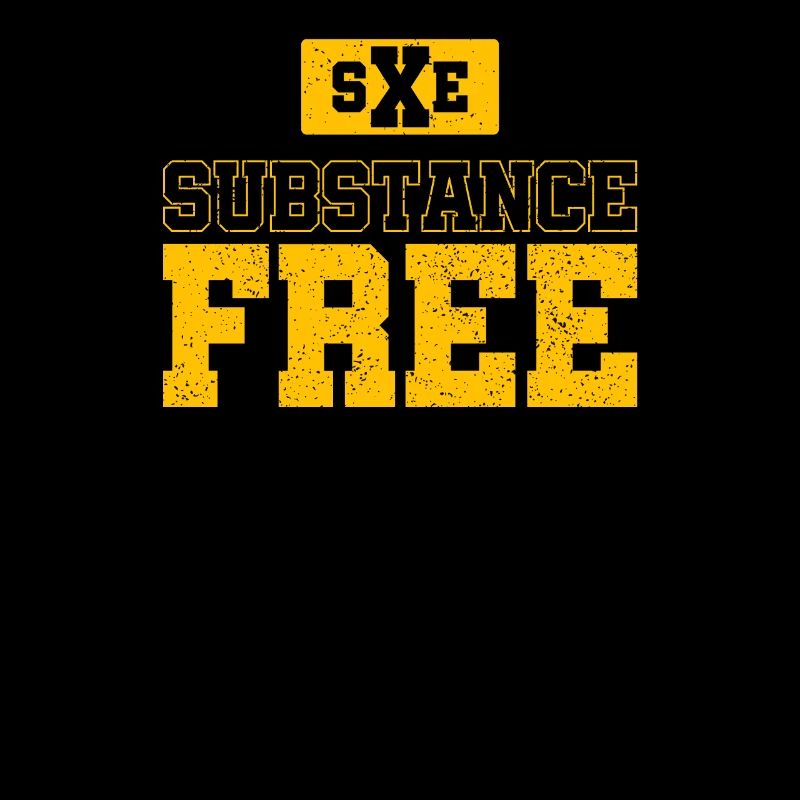 Substance free straight edge crew