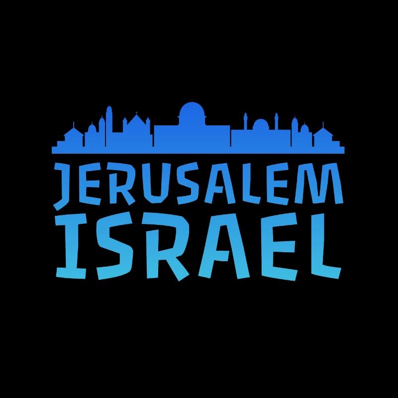 Jerusalem Israel Skyline Design