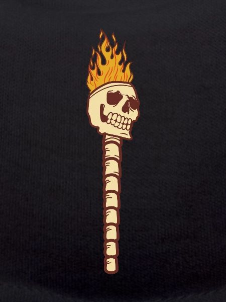 Summer torch skull