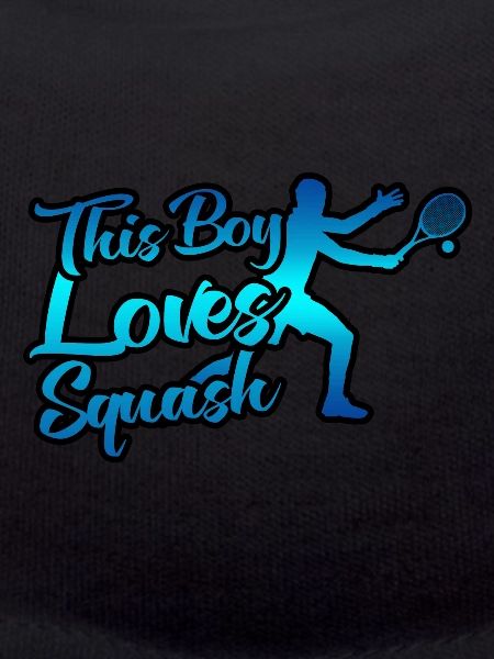 This boy loves squash
