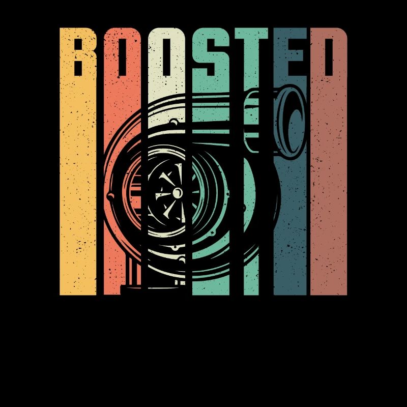 Boosted Turbo Auto tuning Turbolader Mann Geschenk