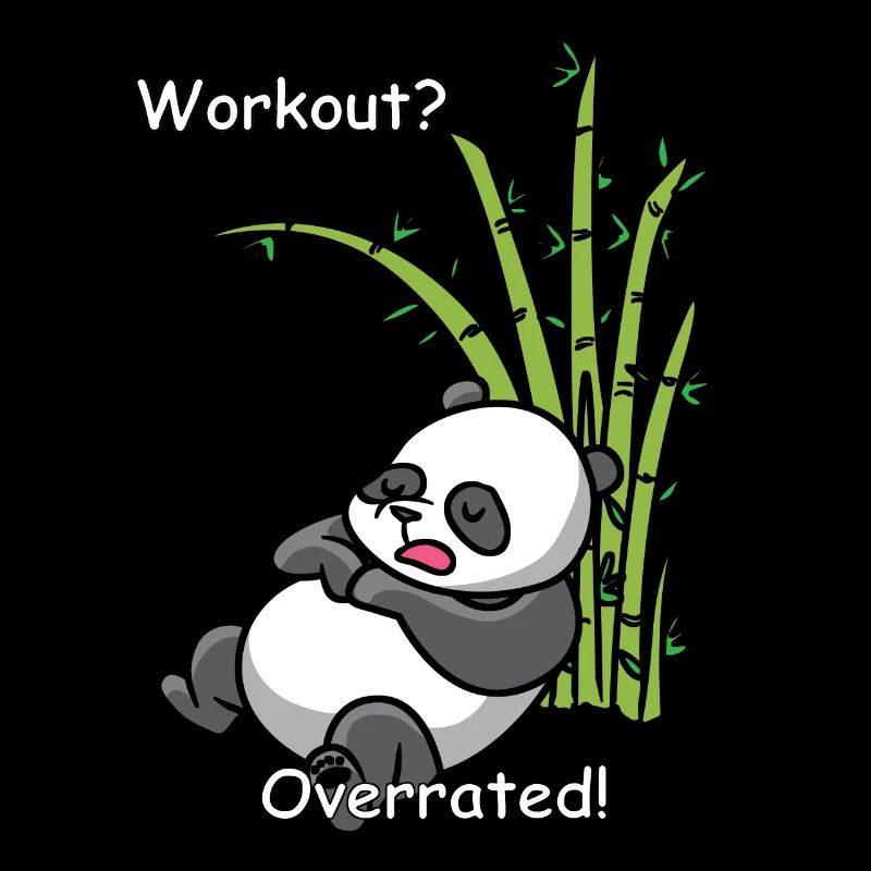 Sleeping panda - workout? Overrated