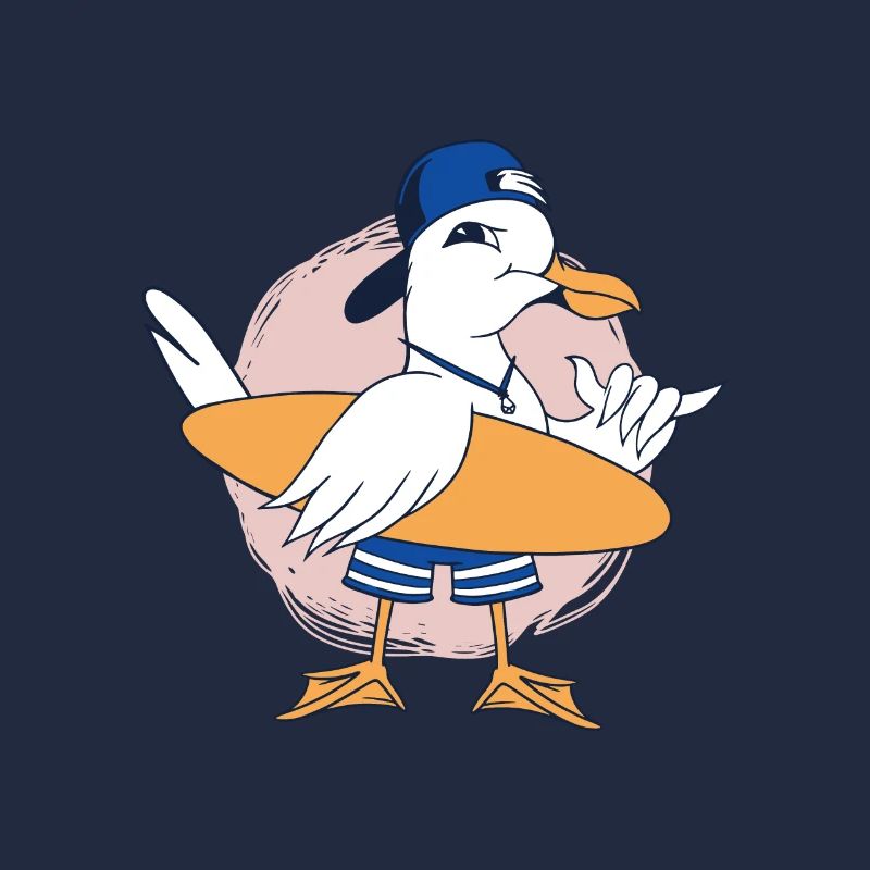 Surfer Möwe