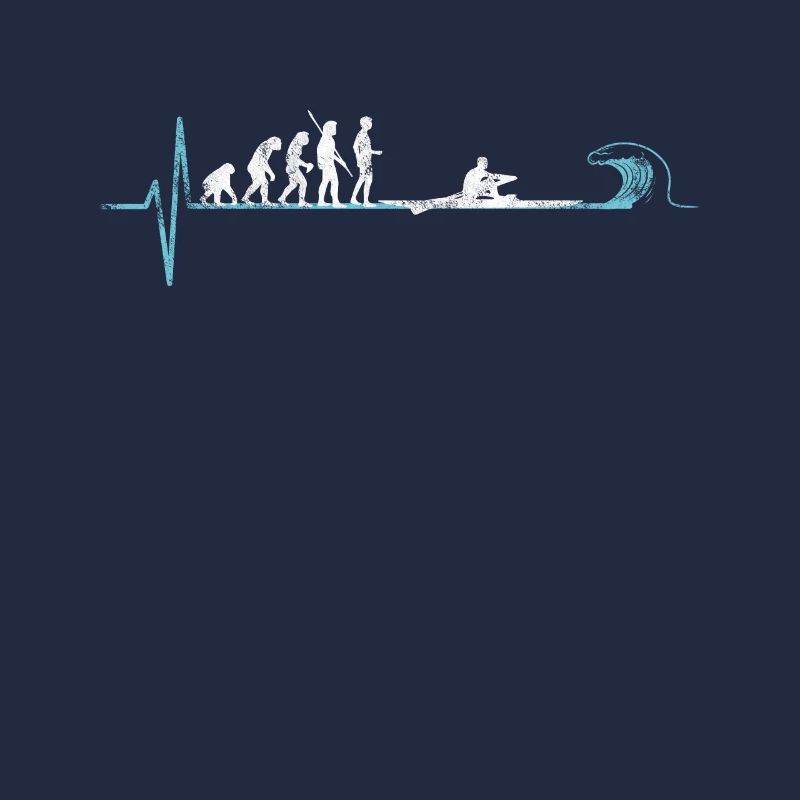 Rudern Evolution eines Ruderer