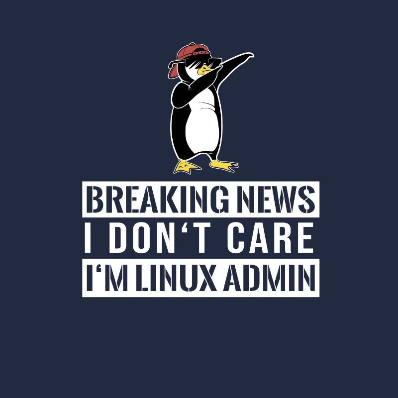 IT Nerd Linux Linux Pinguin Geek Software Engineer