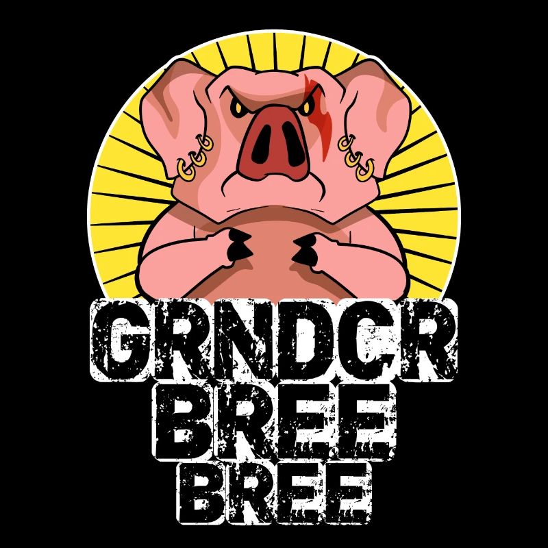 Grindcore Pig Squeal Bree Grunzen Konzert Geschenk