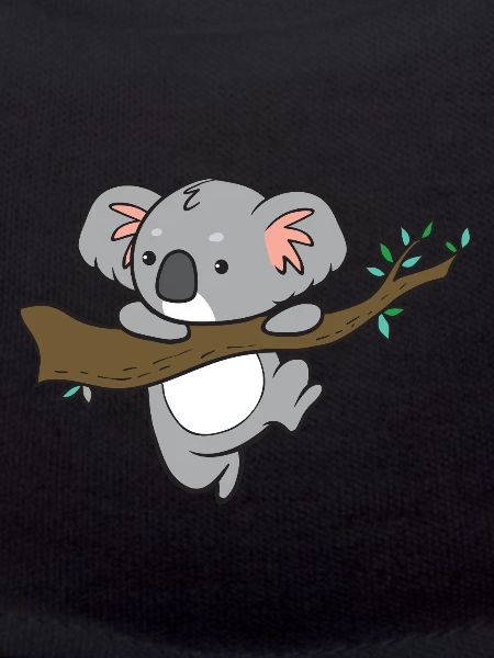 Koala - hangs on branch