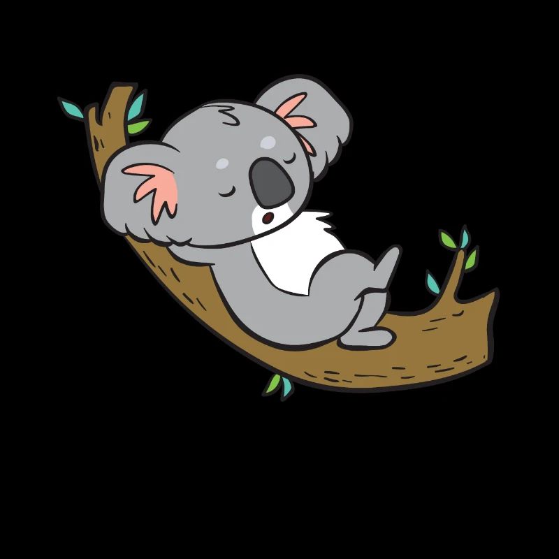 Koala - entspannt auf Ast